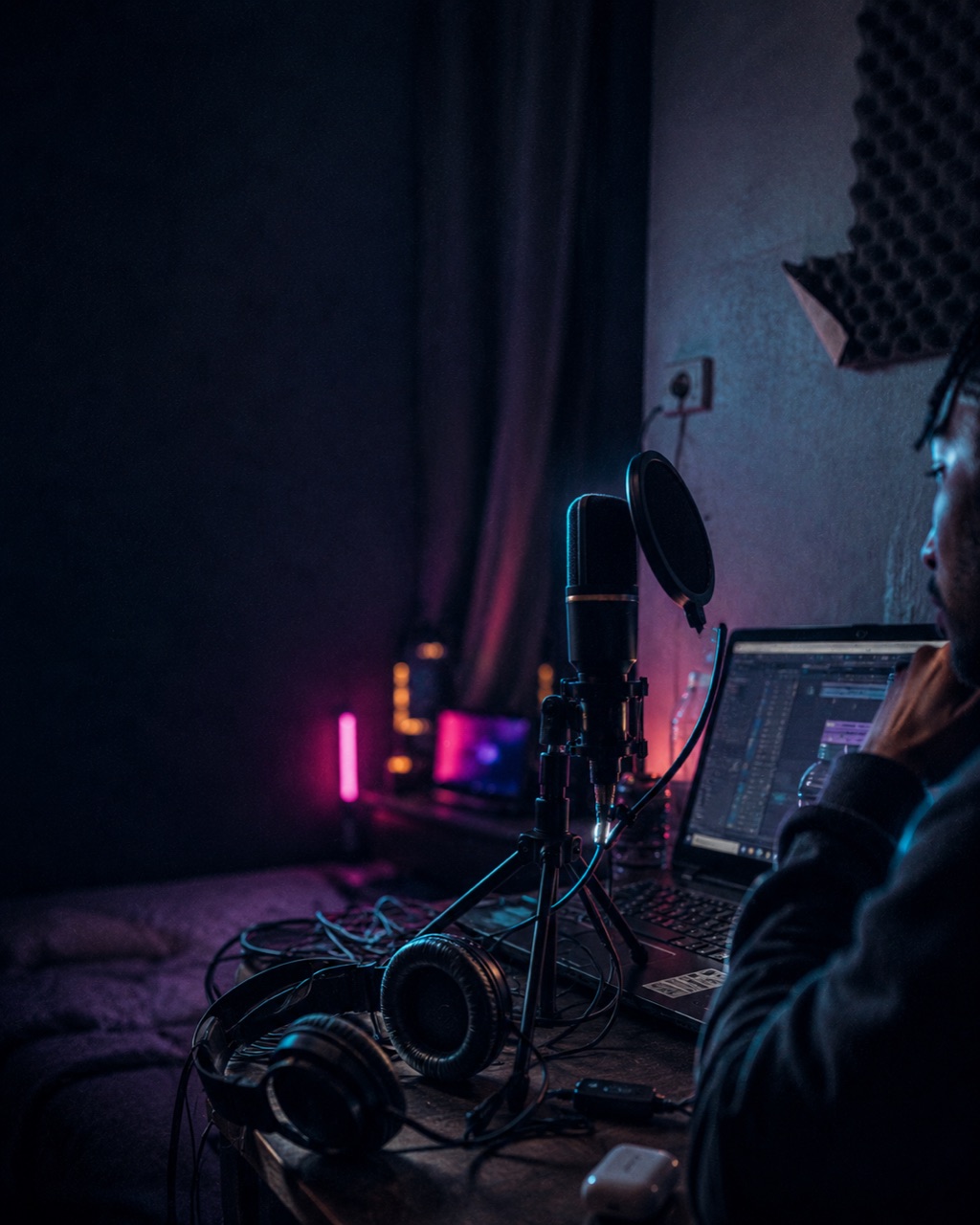 Setup home-studio amateur — diagnostic avant Hachtac Records